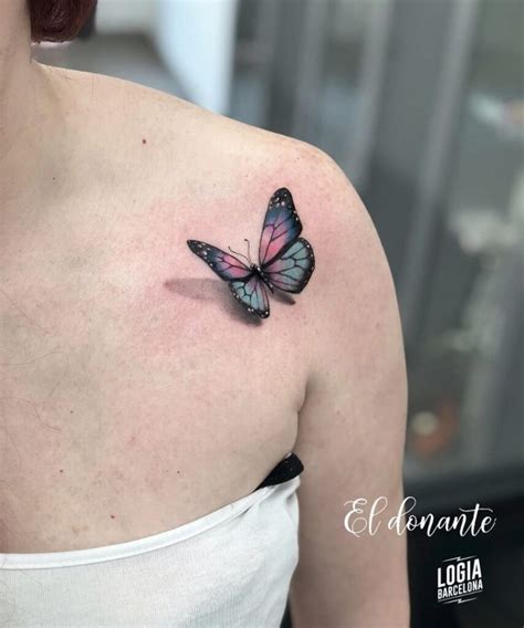 tatuaje mariposa con flores|tatuajes de mariposas 3d.